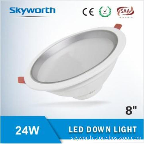 2013 new 8“ LED Down Light 24W 3 year warranty
